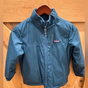 Patagonia size youth 8 reversible fleece liner zip up
